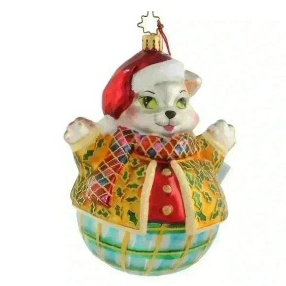 CHRISTOPHER RADKO 2004 ANIMAL CHARITY ORNAMENT - PET PALS (2 SIDED) - Picture 2 of 10